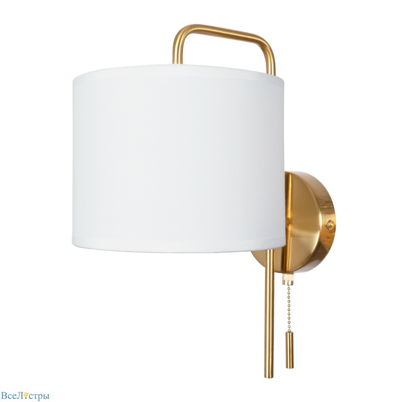 бра arte lamp rupert a5024ap-1pb