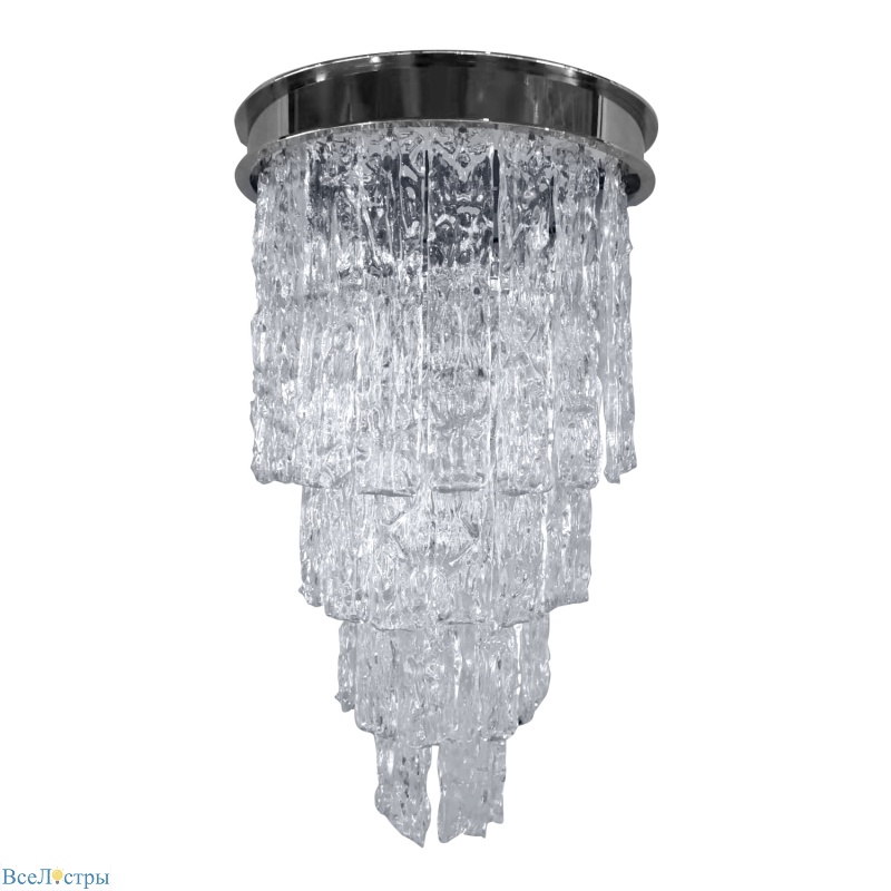 потолочная люстра delight collection 85339 chrome/clear