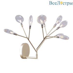 Бра Crystal Lux Evita AP9 Gold/Transparent