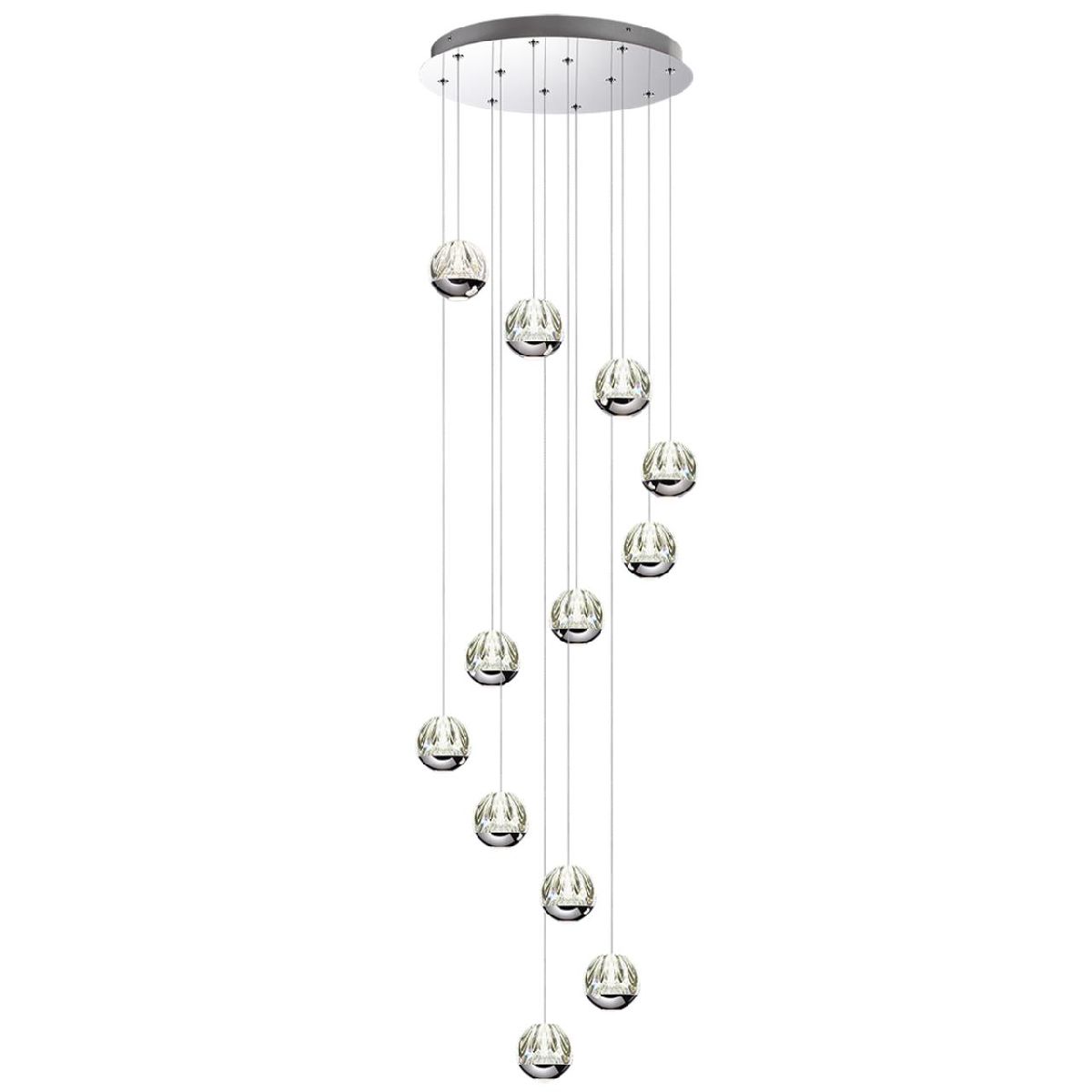каскадная люстра odeon light l-vision sono 5100/60l