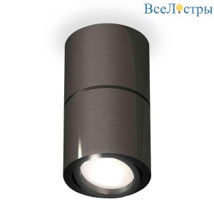 Комплект накладного светильника Ambrella light Techno Spot XS7403060 DCH/PBK черный хром/черный полированное (C7403, A2071, C7403, N7002)