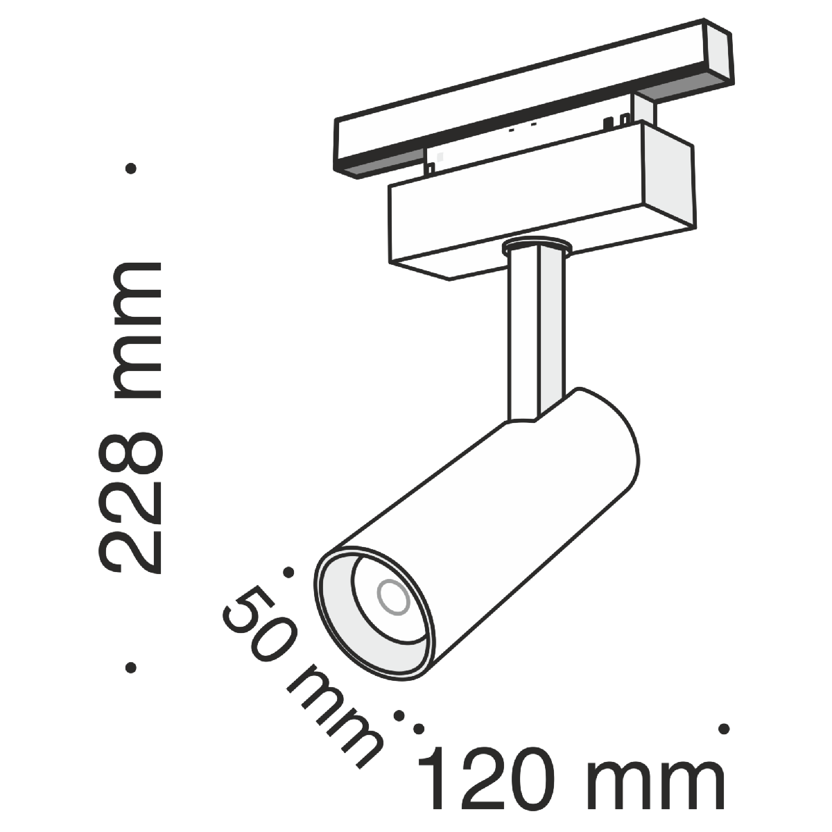 трековый светильник maytoni track lamps tr019-2-10w3k-b