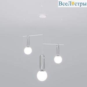 Подвесная люстра Eurosvet Riche 70143/3 белый a060840