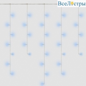 Уличная светодиодная гирлянда Feron Занавес 230V синий без мерцания CL24 41628