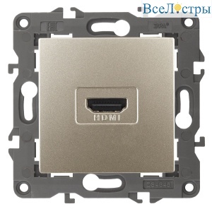 Розетка HDMI Эра 14-3114-04 Б0034335
