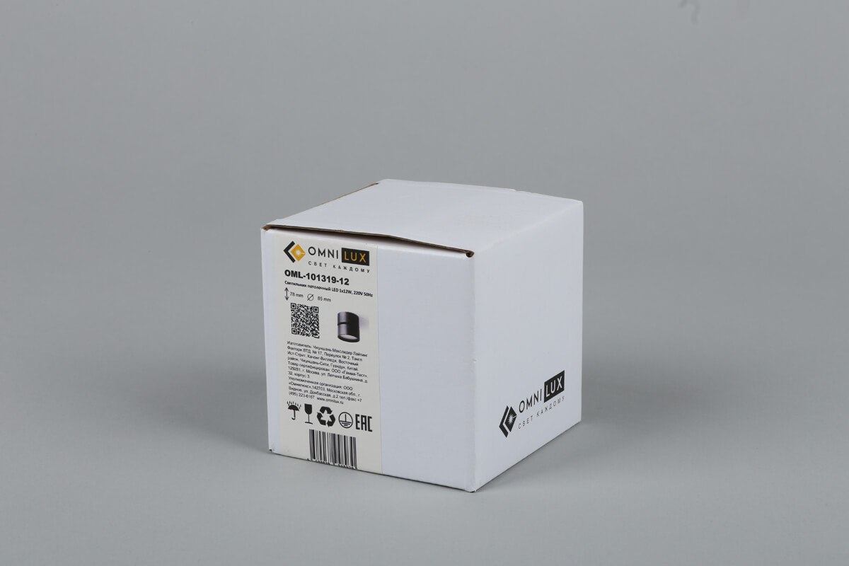 светодиодный спот omnilux lenno oml-101319-12