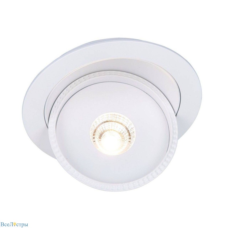 встраиваемый светодиодный светильник arte lamp studio a3015pl-1wh