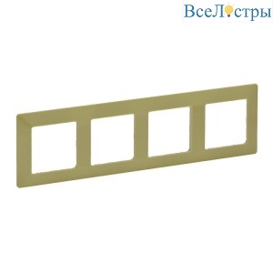 Рамка 4-постовая Legrand Valena Life Лайм 754084