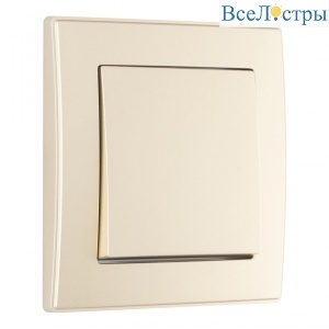 Выключатель одноклавишный Arte Milano SET06-1-30-1 shampan