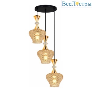 Подвесная люстра Reluce 09004-0.9-03 Amber