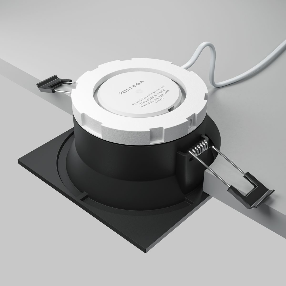 встраиваемый светильник maytoni technical share dl126-gx53-sq-b