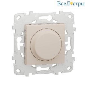 Диммер поворотно-нажимной Schneider Electric Unica New NU551444