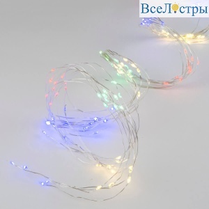 Уличная светодиодная гирлянда (UL-00007284) Uniel Лучи росы 220V  разноцветный ULD-E0200-200/STA Multi IP44