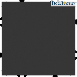 Выключатель одноклавишный Stekker Эмили черный уголь RSW10-5103-05 49839