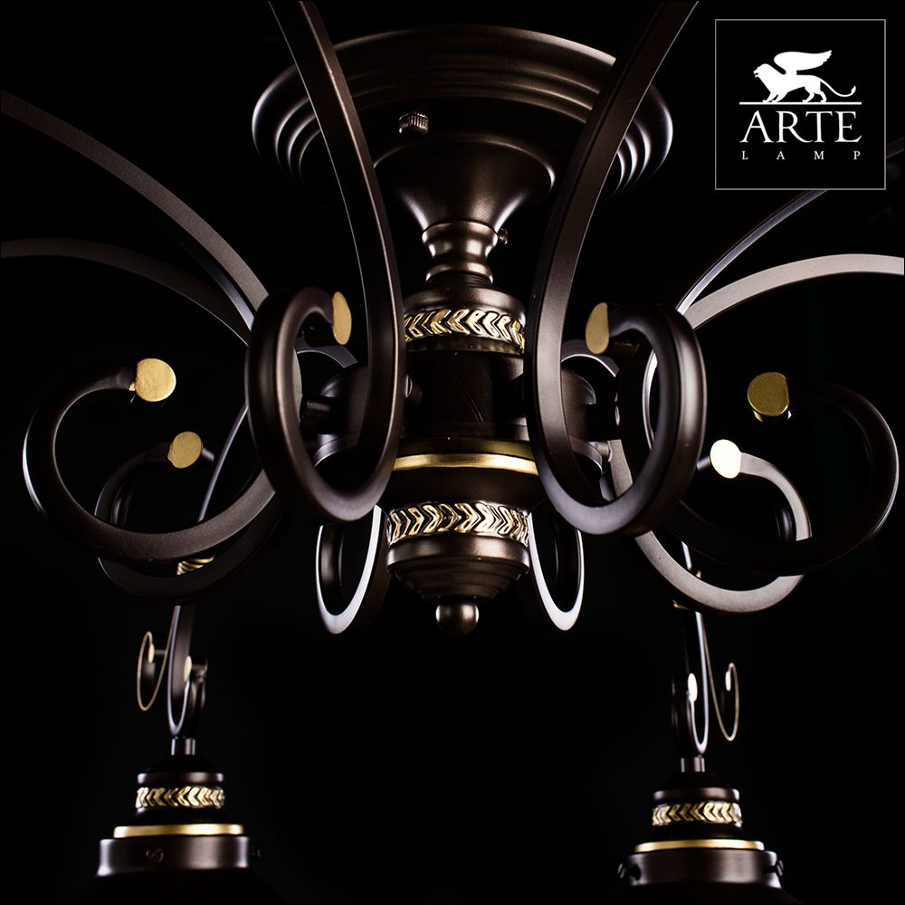 потолочная люстра arte lamp 7 a4577pl-8ck