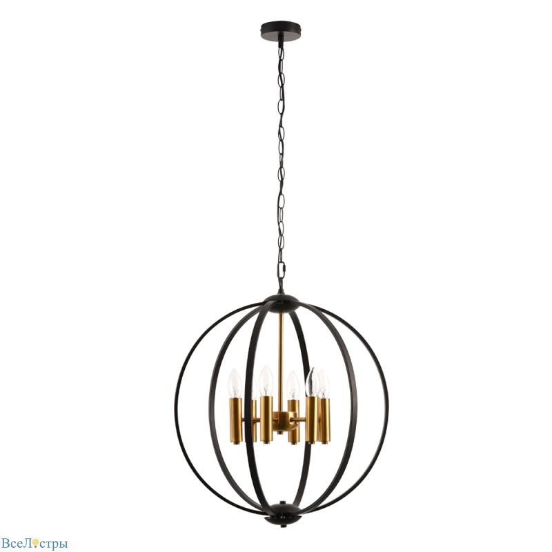 подвесная люстра arte lamp castula a7013sp-6bk