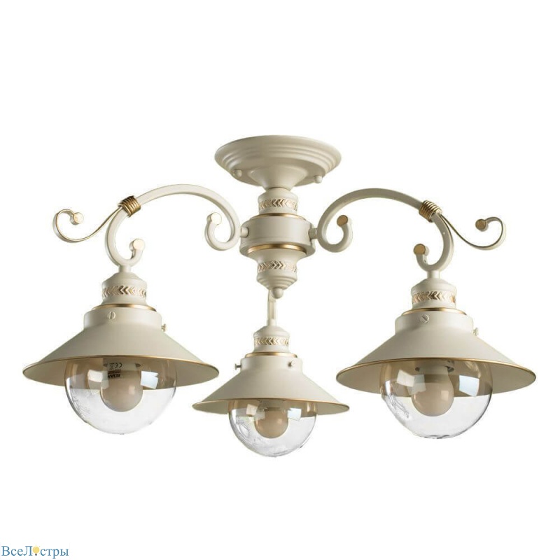 потолочная люстра arte lamp 7 a4577pl-3wg