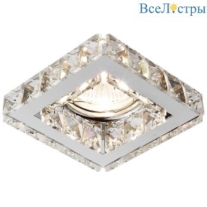 Встраиваемый светильник Ambrella light Crystal K110 CL/CH