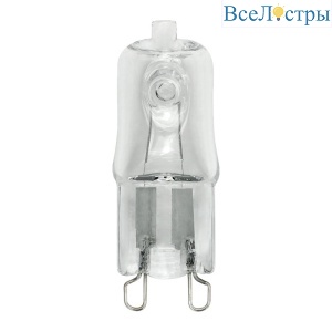 Лампа галогенная (00574) Uniel G9 60W прозрачная JCD-CL-60/G9