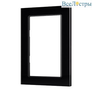 Рамка одноместная Arlight FRM-GLARE-GS-D-BK 043791