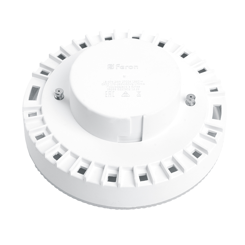 лампа светодиодная feron lb-474 gx70 25w 6400k 38270