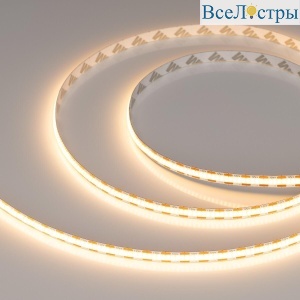 Светодиодная лента Arlight 9W/m 400LED/m CSP теплый белый 2,5M 039046