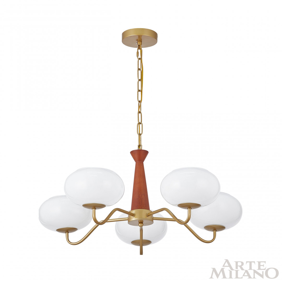подвесная люстра arte milano napoli 310166/d680/5 bs/wd