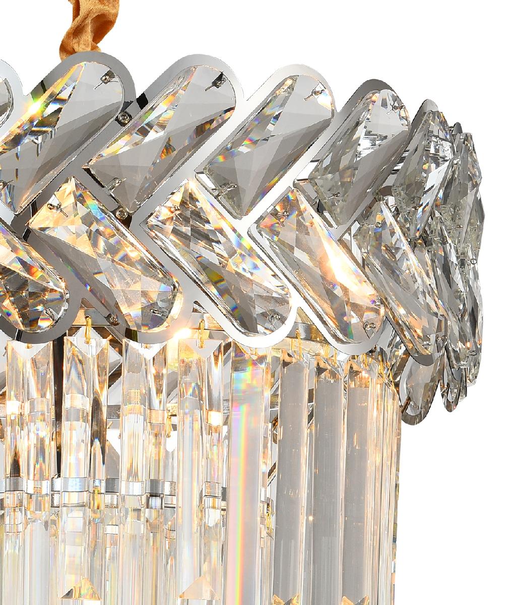 подвесная люстра natali kovaltseva armour 81436/6c chrome