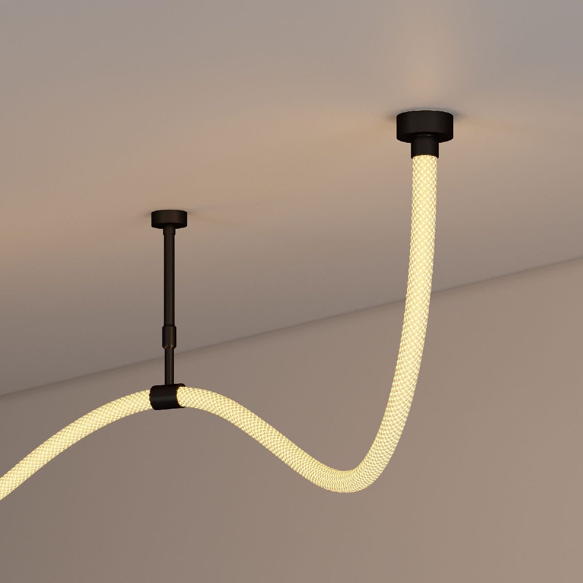 телескопический подвес arlight wph-flex-d22 black 049907