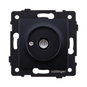 Розетка TV (папа), черный Kollinger REA-007BK для Aspekt, Eleganz, Reflex