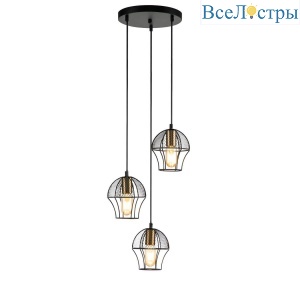 Подвесная люстра Indigo Pallo 10011/3P Black V000187