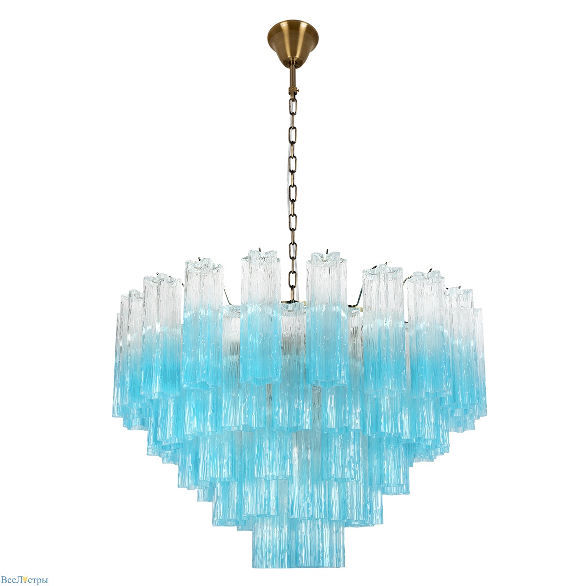 подвесная люстра loft it murano 10580/800 clear blue