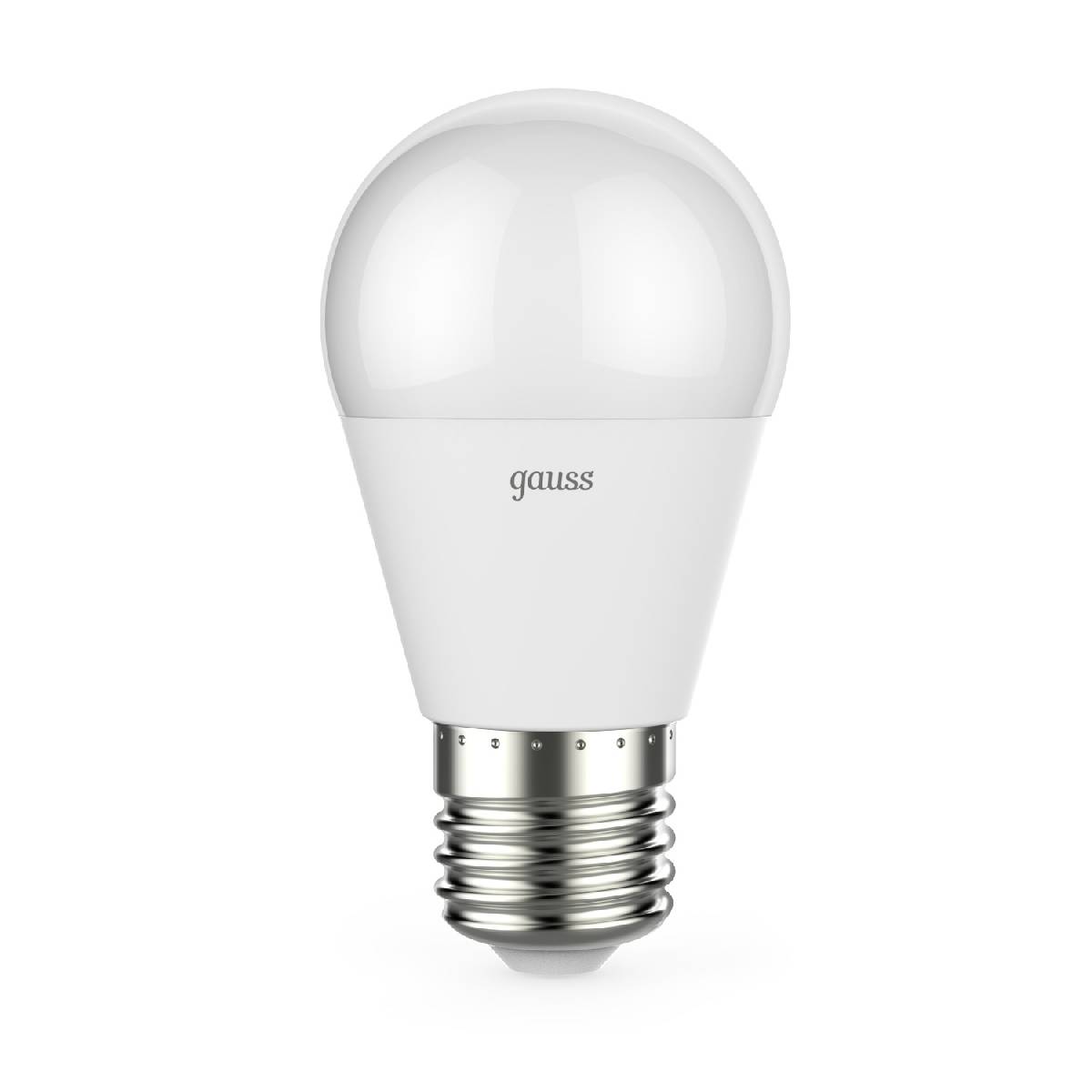 лампа светодиодная диммируемая gauss e27 7w 4100k матовая 105102207-d