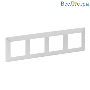 Рамка 4-постовая Legrand Valena Life Жемчуг 754144