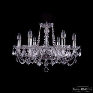 Подвесная люстра Bohemia Ivele Crystal 1402/6/195 Ni Leafs
