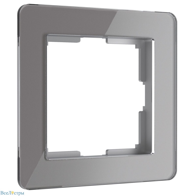 рамка на 1 пост werkel acrylic графит 4690389184833 w0012704