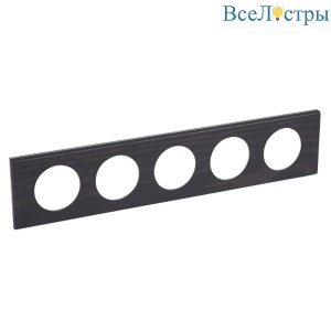 Рамка 5-постовая Legrand Celiane венге 069210