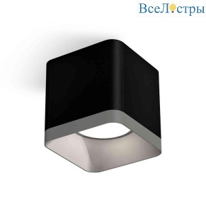 Комплект накладного светильника Ambrella light Techno Spot XS7806003 SBK/SSL черный песок/серебро песок (C7806, N7703)