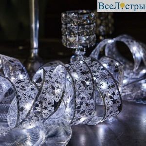 Гирлянда Uniel ULD-S1000-100/SCB/3AA WHITE IP20 RIBBON UL-00010901