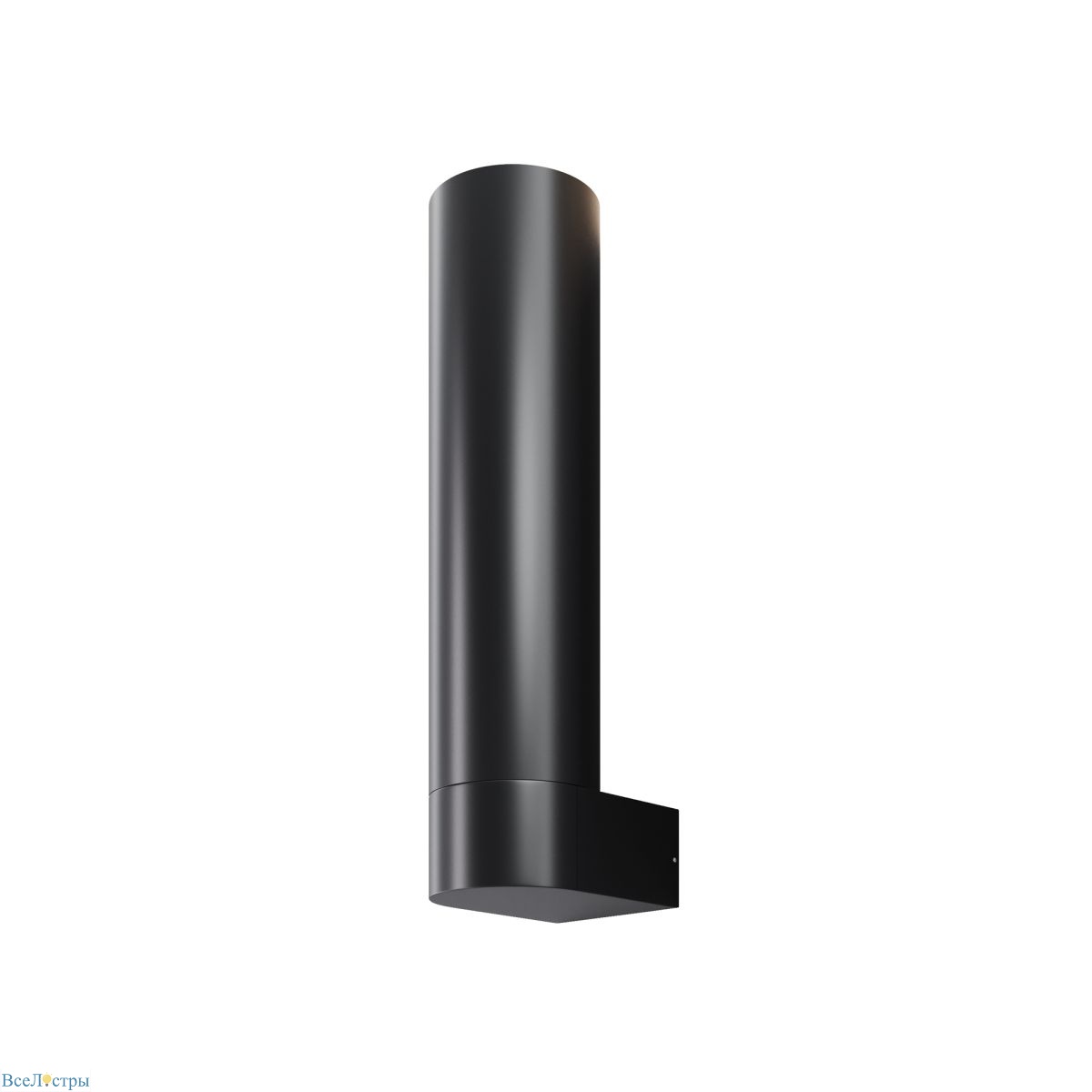 уличный настенный светильник maytoni tube o508wl-l5b3k