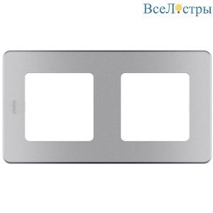 Рамка двухместная Legrand Inspiria 673942