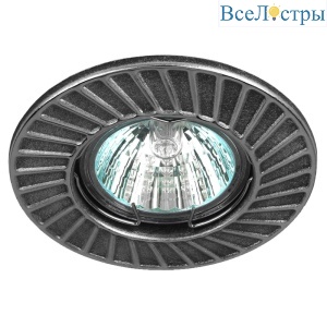 Встраиваемый светильник ЭРА ST6 CH/BK Б0036489