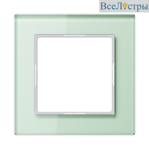 Рамка одноместная Jung AC581GLWMT