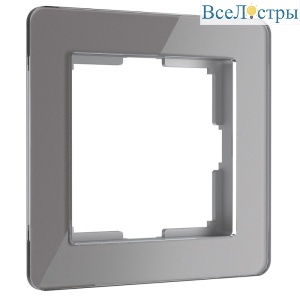 Рамка на 1 пост Werkel Acrylic графит 4690389184833 W0012704