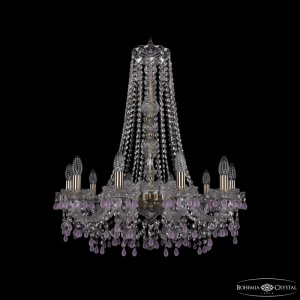 Подвесная люстра Bohemia Ivele Crystal 1410/10/240/h-74 Pa V7010