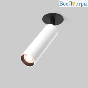 Встраиваемый светодиодный спот Elektrostandard Diffe 25040/Led белый/черный a058228