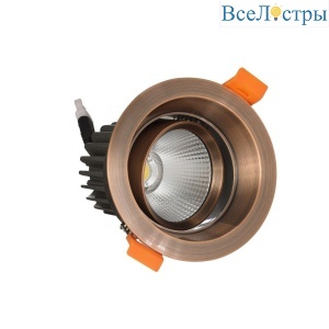 Встраиваемый светодиодный светильник Lumina Deco Dalston LDC Y115 RD+BR