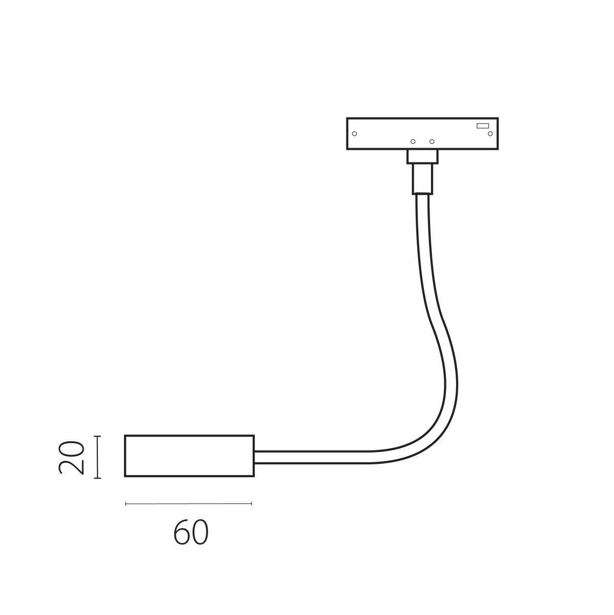 трековый однофазный светильник lightstar linea 236037