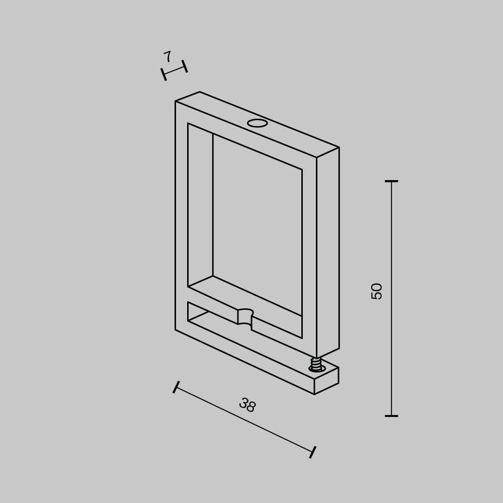 крепление ремня maytoni technical pendant system parity tra130bs-b