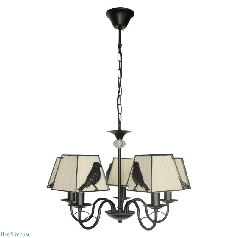 подвесная люстра toplight donna tl7510d-05bl